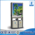 LED lighting commercial advertising light box with garbage bin